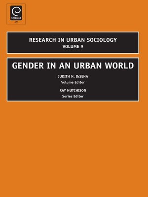 cover image of Research in Urban Sociology, Volume 9